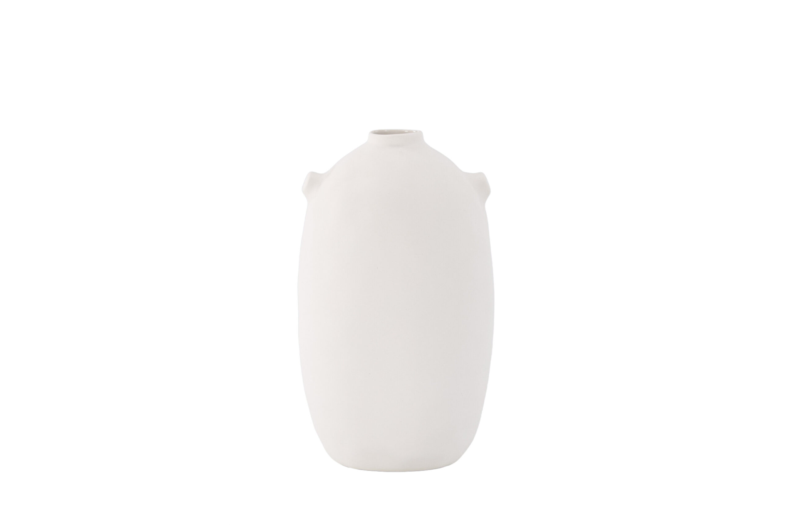Venture Design Madi Vase Rund Offwhite Stentøj 17x17x28h