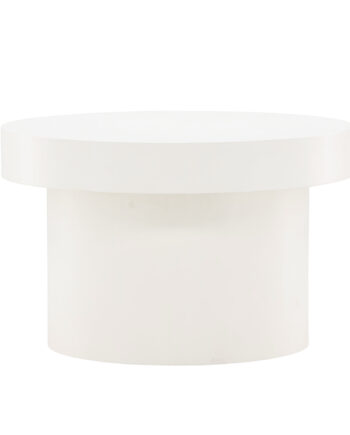 Venture Design Malung Sofabord  Rund Hvid Mdf  ø80