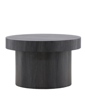 Venture Design Malung Sofabord  Rund Sort Mdf  ø80