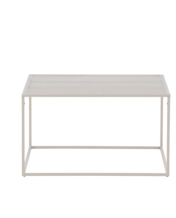 Venture Design Netz Sofabord  Kvadratisk Beige Stål  80x80