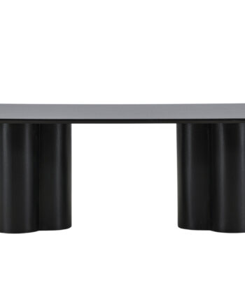 Venture Design Olivia Sofabord  Rektangulær Sort 3d-papir Mdf  60x120