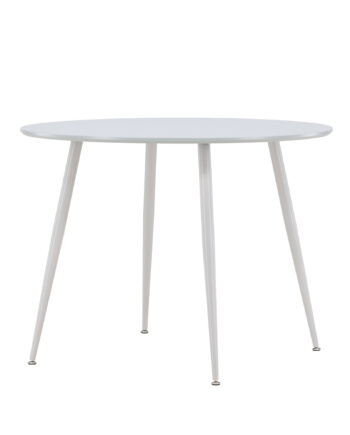 Venture Design Plaza Spisebord  Rund Grå Mdf Og Stål  ø100