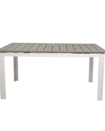 Venture Design Rektangulær Levels Havebord    Udtræk Grå  Hvid Aluminium  160 240x90