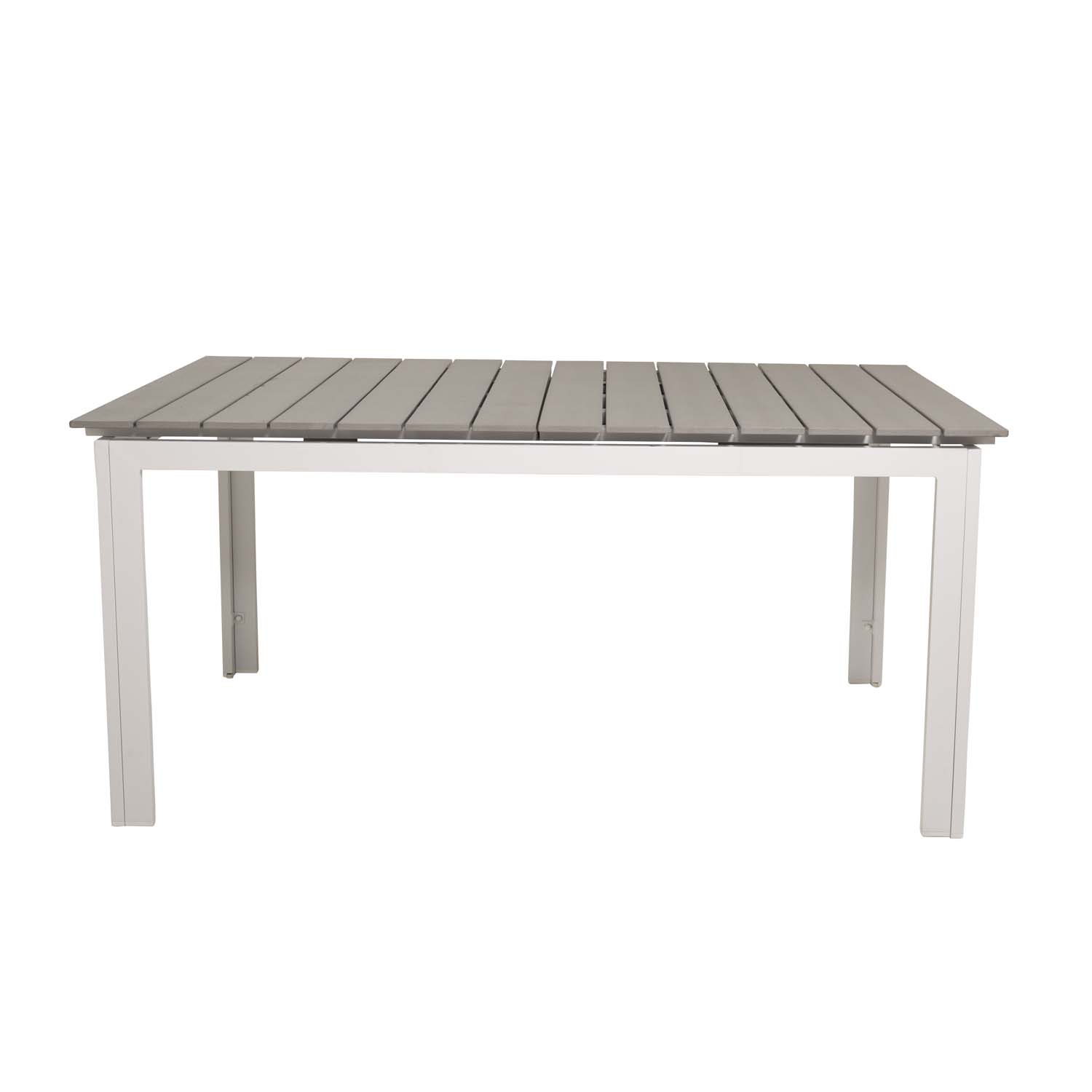 Venture Design Rektangulær Levels Havebord Udtræk Grå Hvid Aluminium 160 240x90