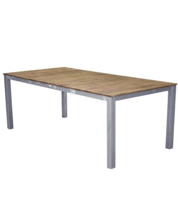 Venture Design Rektangulær Zenia Havebord Natur Akacietræ Og Zink Stål  200x100