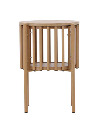 Venture Design Rubbo Sidebord       Hylde  Rund Natur Trælook Mdf  ø45x65