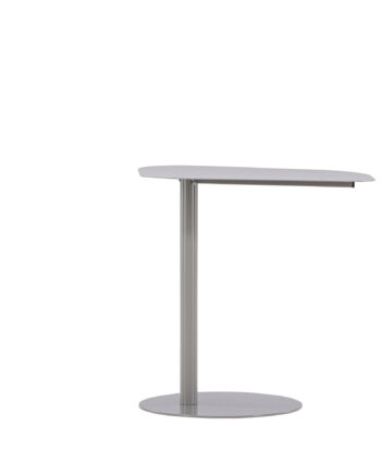 Venture Design San Jose Sidebord  Rektangulær Lysegrå Stål  50x38