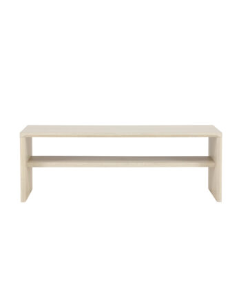 Venture Design Telemarket Sofabord       Hylde Hvidvasket 3d-papir  110x50x38