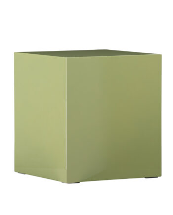 Venture Design York Sofabord  Høj  Kvadratisk Lysegrøn Blank Mdf  40x40
