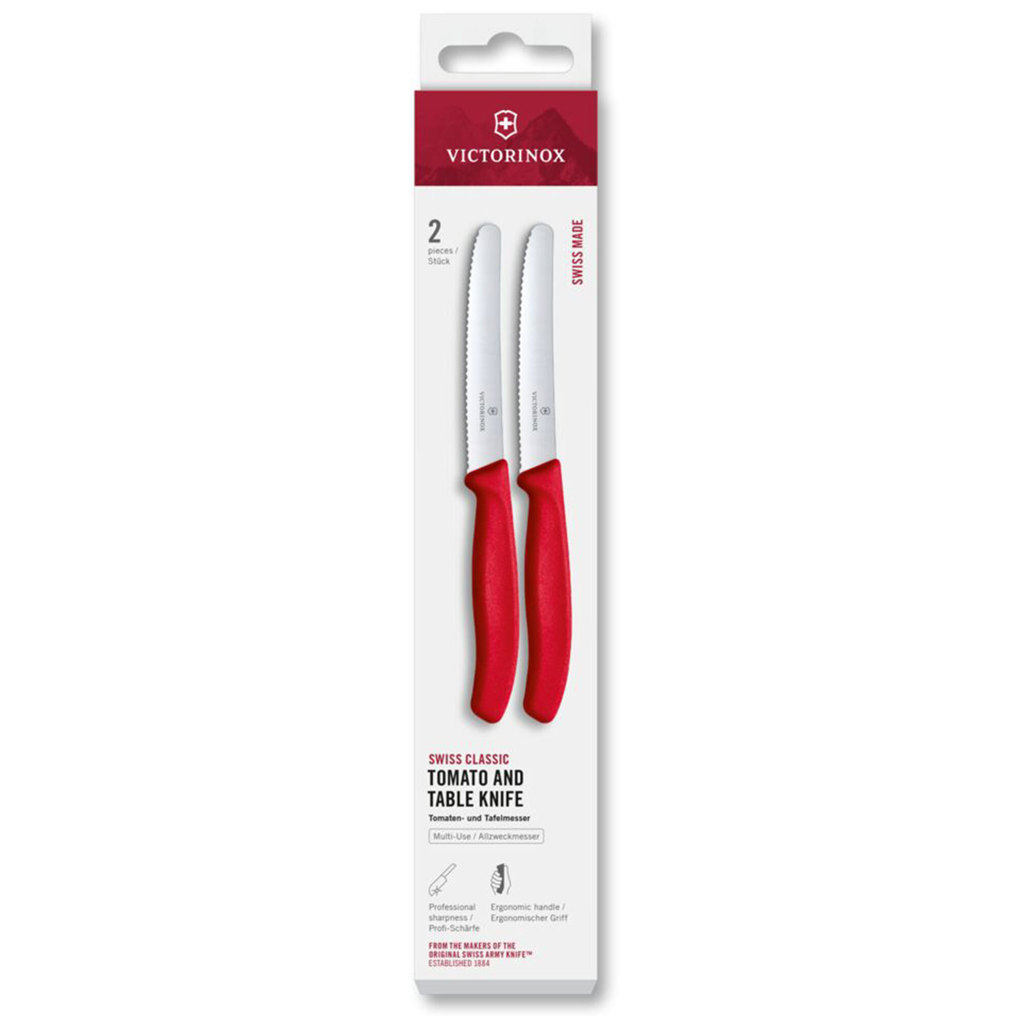 Victorinox Swiss Classic Tomatkniv 11 Cm  -pak  Rød