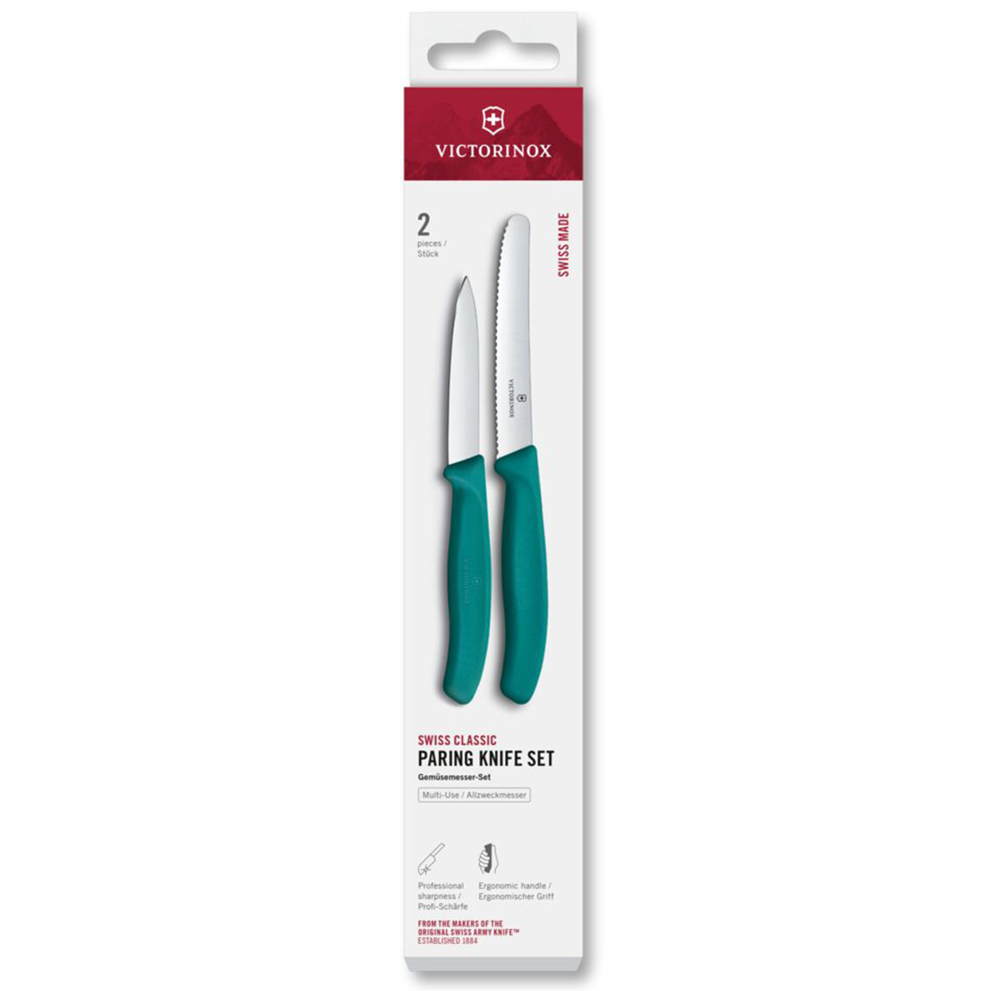 Victorinox Swiss Classic Urtekniv Og Tomatkniv  Grøn