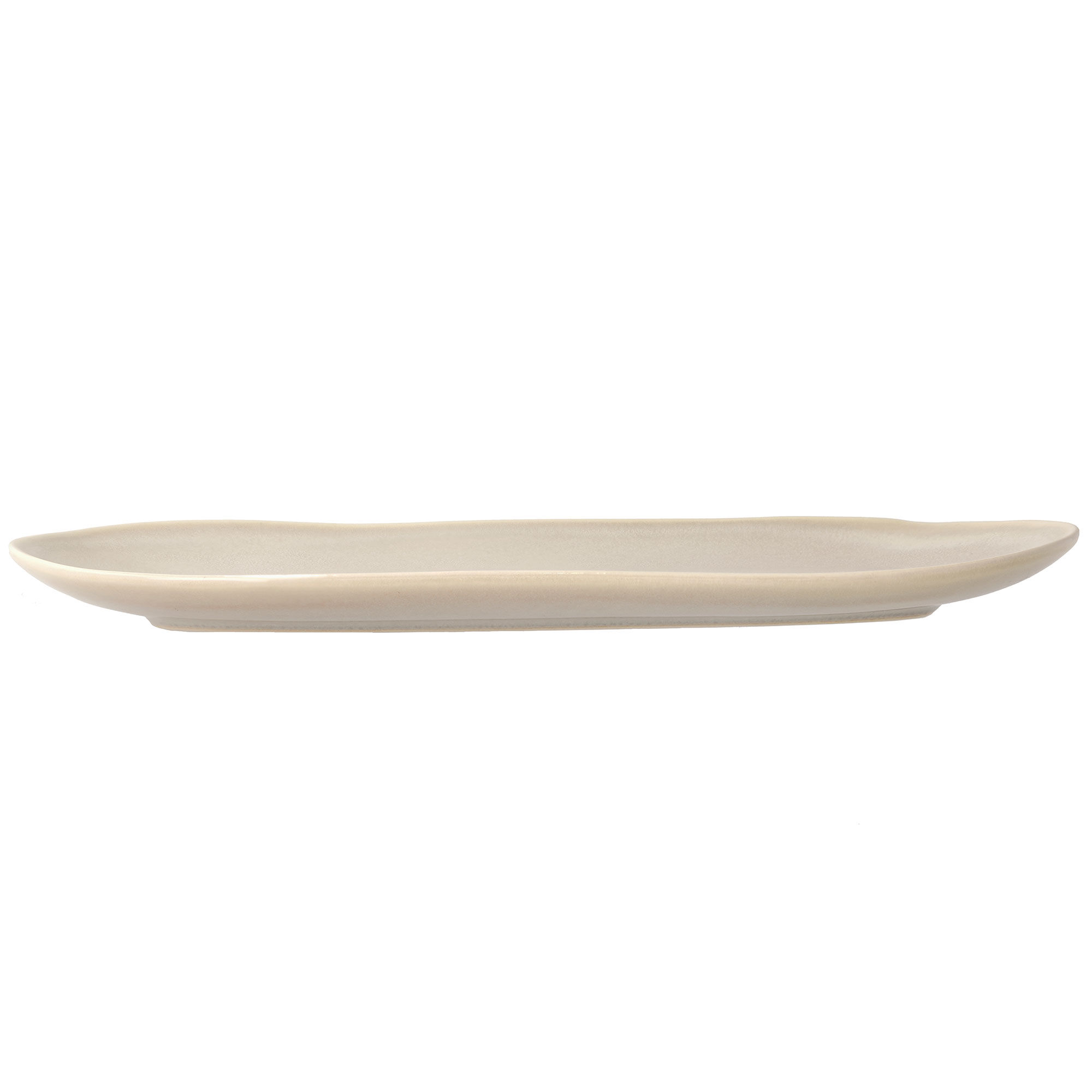 Villa Collection Shoku Serveringsfad 34x18 Cm  Soft Beige