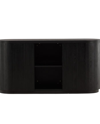 Vind Collection Fjällbacka Skænk       Låger Og Hylder Sort Egefinér Mdf  160x48