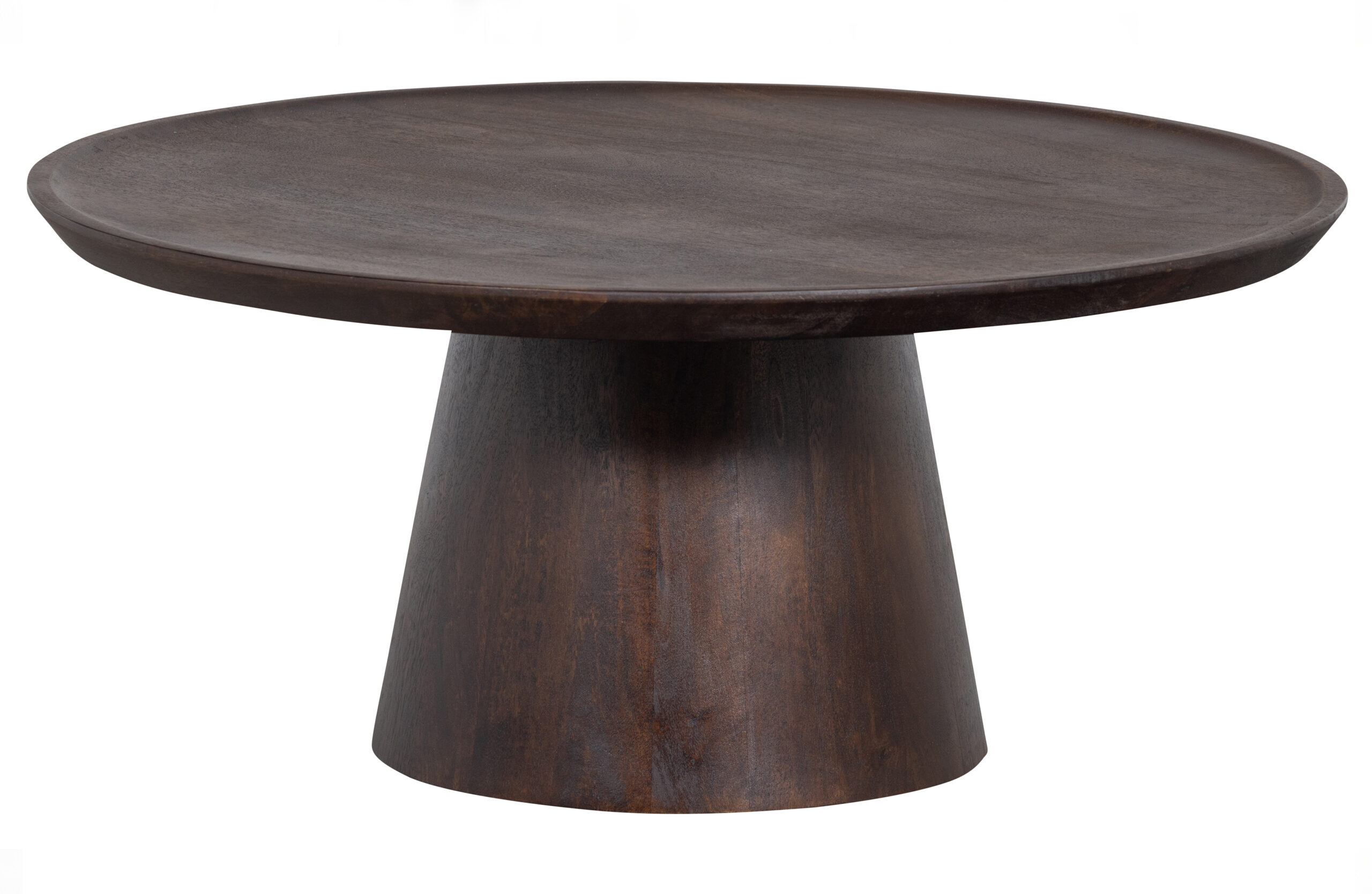 Vtwonen Coffee Gogo Sidebord Rund Brun Valnøddefinér ø90