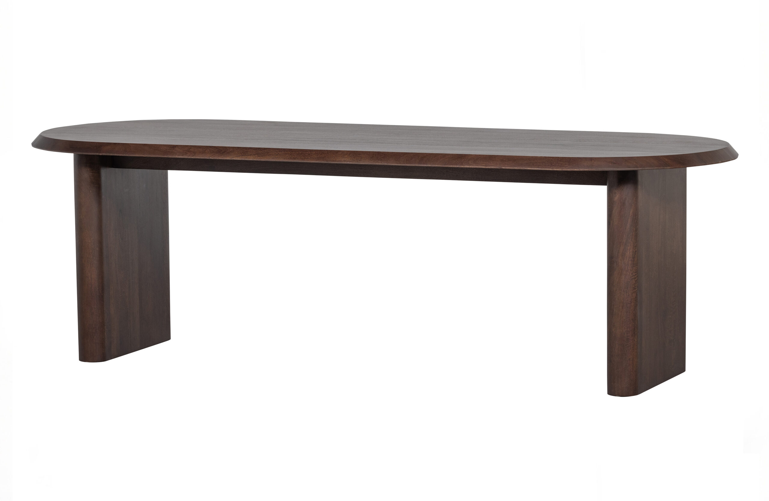 Vtwonen Ellips Spisebord Oval Brun Valnøddefarvet Mangotræ 240x90