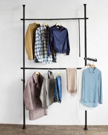 Walk-in Closet Modulær Garderobe  Sort