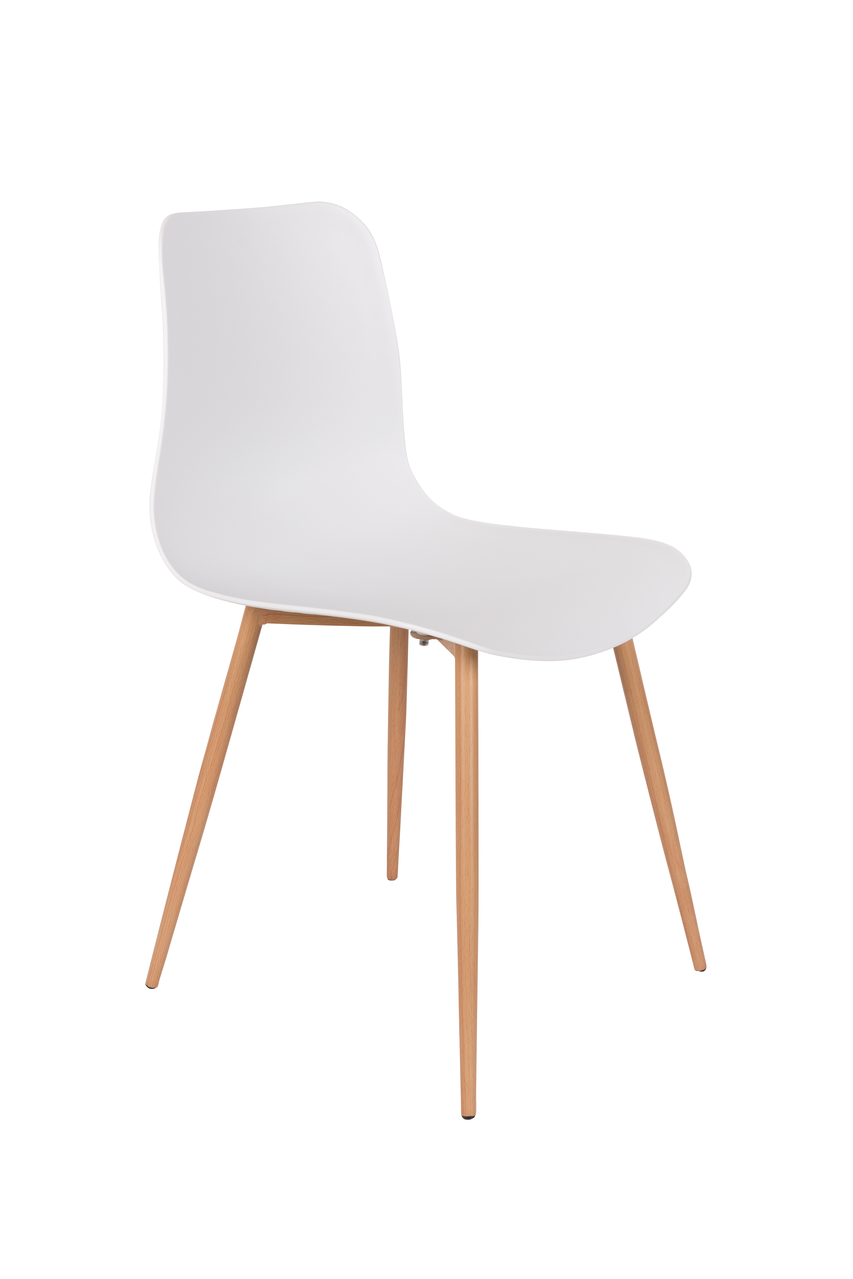 White Label Living Leon Spisebordsstol Hvid Polypropylen Og Jern