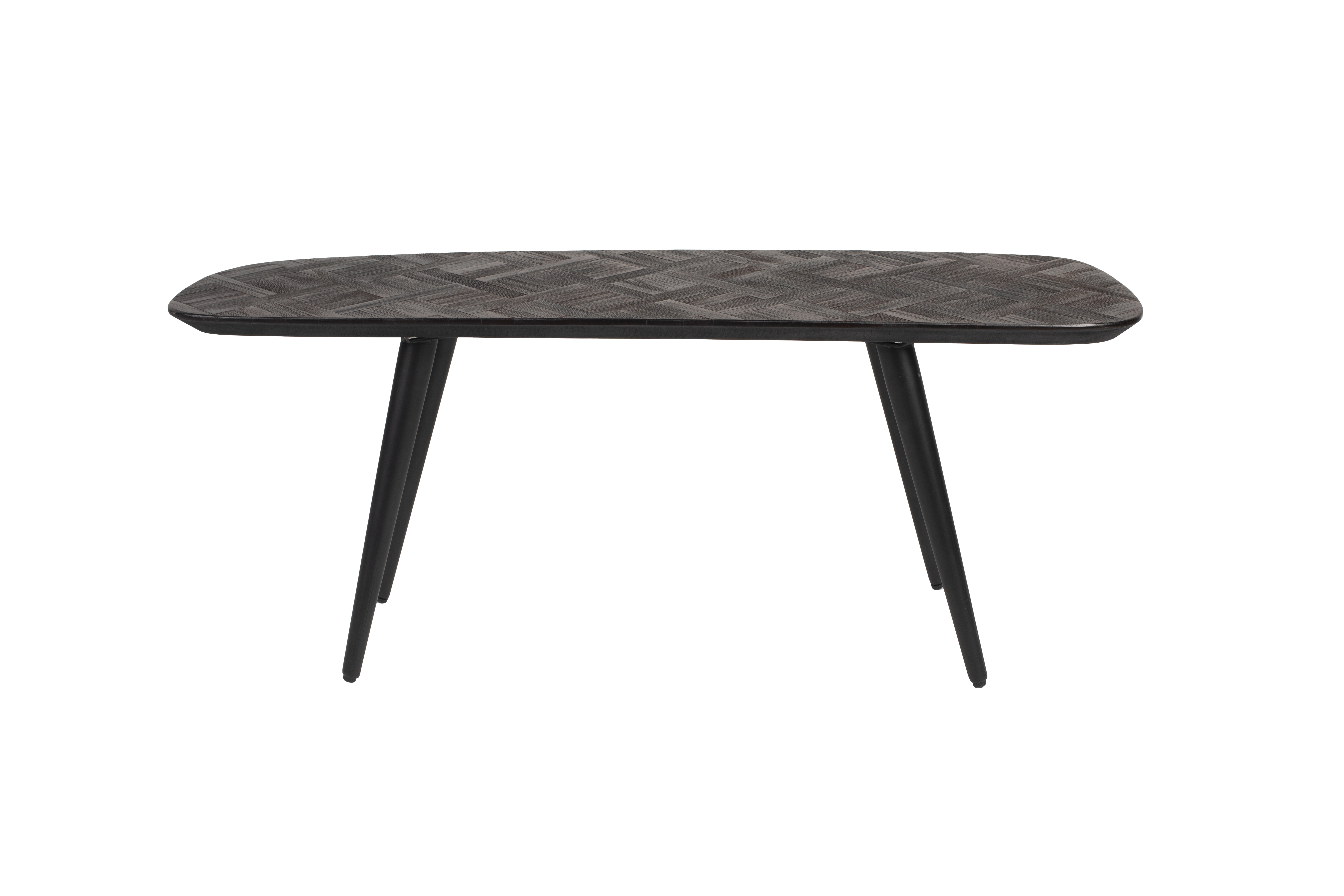 White Label Living Webster Bænk  Rektangulær Brun Genbrugs Teaktræ  118x37