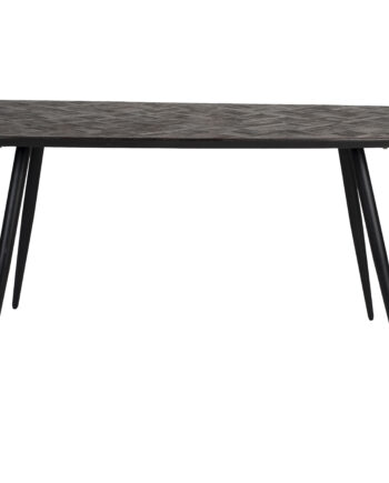 White Label Living Webster Spisebord  Rektangulært Brun Genbrugsteak Og Jern  180x90