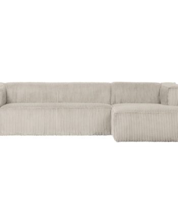 Woood Bean Hjørnesofa  Højre Natur Fløjl Stof