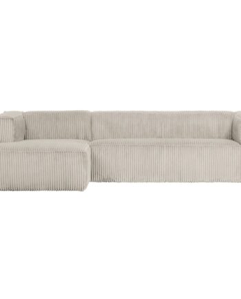 Woood Bean Hjørnesofa  Venstre Natur Fløjl Stof