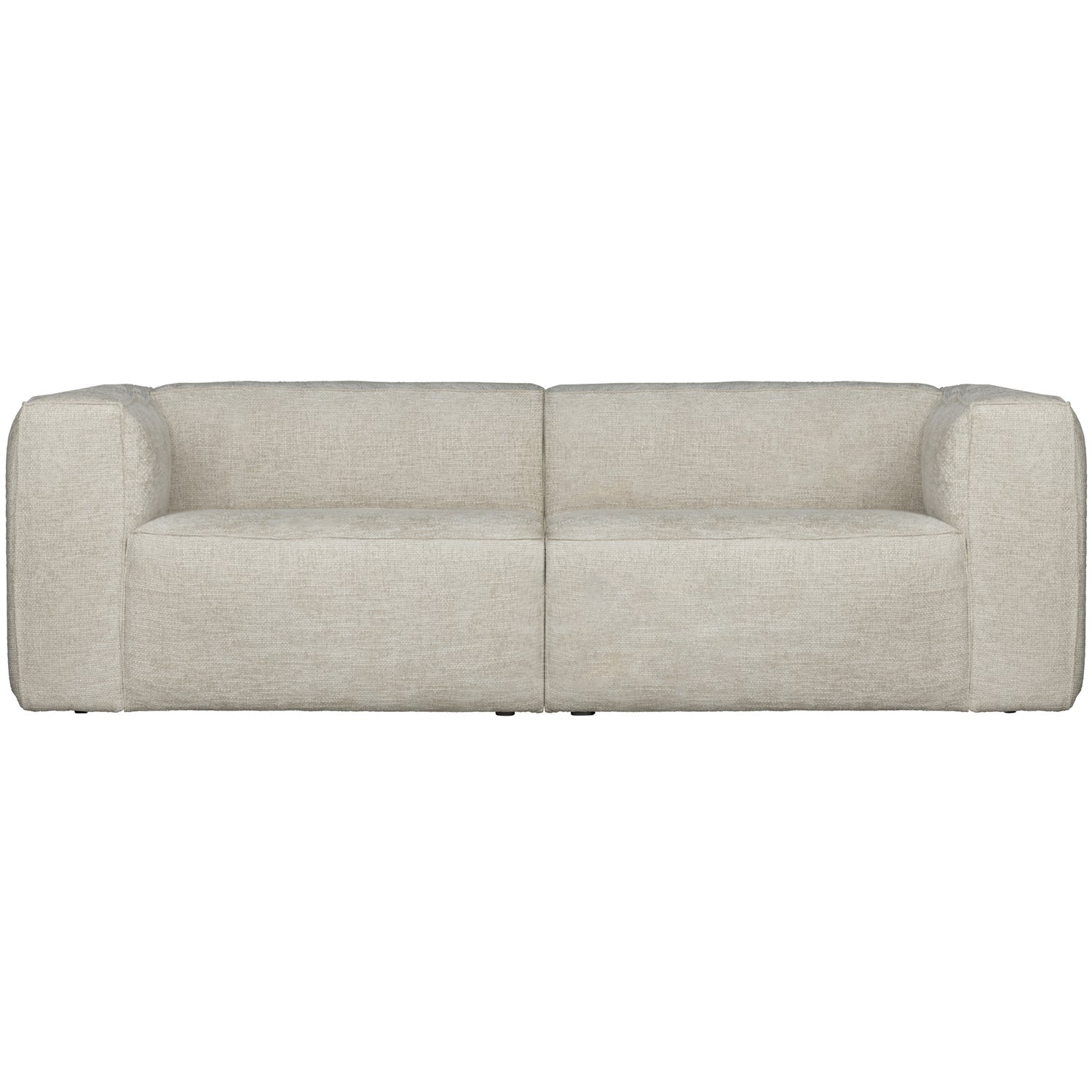 Woood Bean Pers Sofa Natur Chunky Meleret Polyester Stof