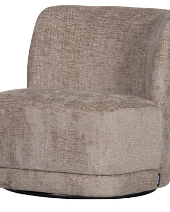 Woood Exclusive Atty Drejestol Sand Fløjl Polyester