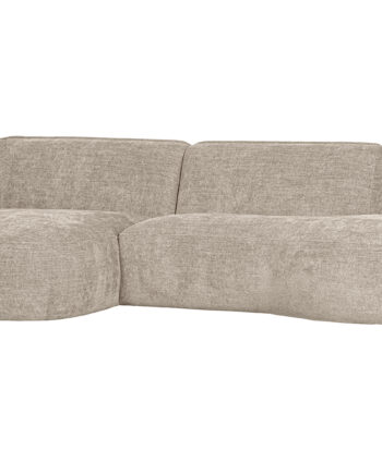 Woood Exclusive Polly Sofa     Venstre Chaiselong Sand Polyester