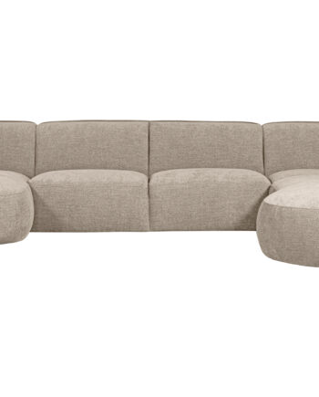 Woood Exclusive Polly Sofa  -form  Højre Sand Polyester