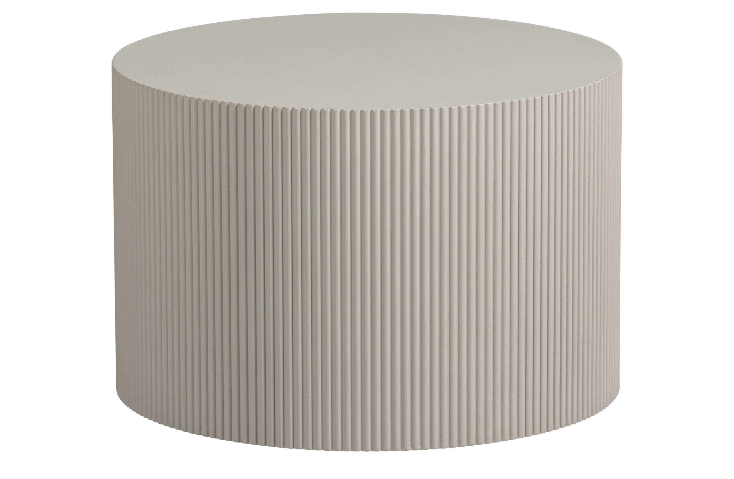 Woood Exclusive Sanne Sidebord Rund Antik Beige Mdf ø60