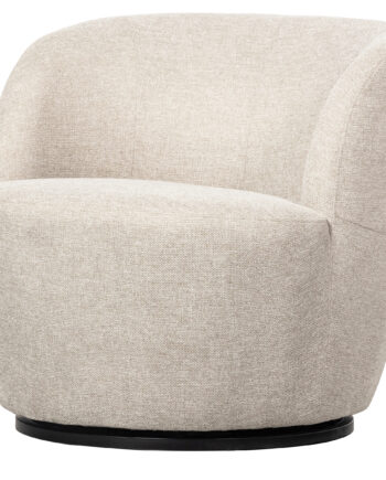 Woood Exclusive Serra Drejestol Offwhite Polyester
