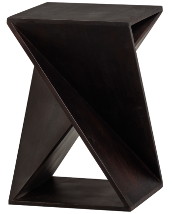 Woood Ikem Sidebord  Kvadratisk Mørkebrun Akacietræ  41x41