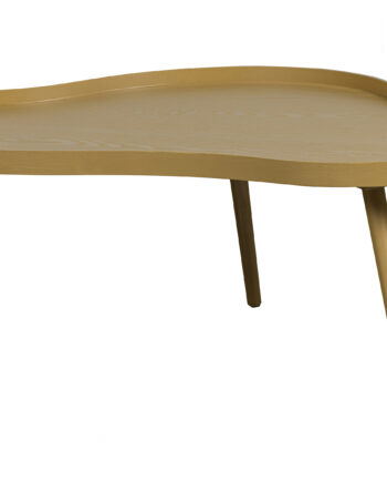 Woood Mae Sidebord  Aflangt  Organisk Alpaca Mdf Og Fyrretræ  100x58