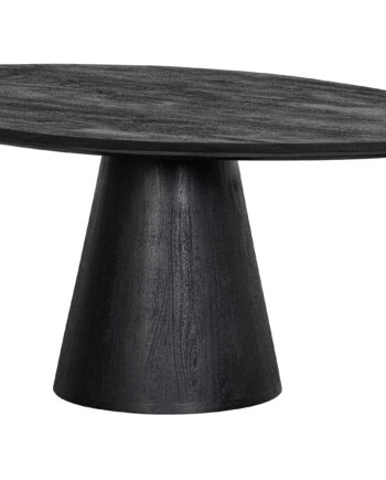 Woood Posture Sofabord  Organisk Sort Mangotræ  ø120