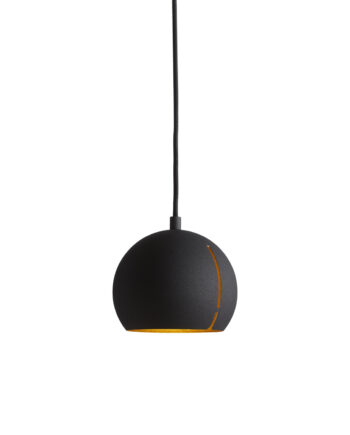 Woud Gap Loftlampe Rund Sort Metal  Rund  ø15