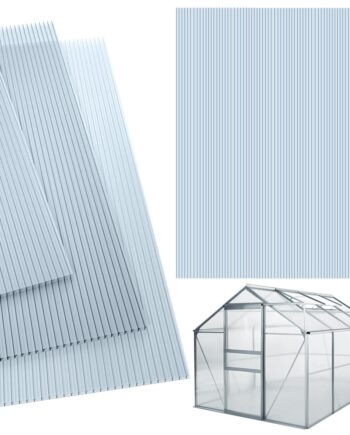 14x Polycarbonat Hulkammerplader 4mm  10 25 Mâ  Dobbeltvægsplade 1210x605 Mm  Drivhuspanel