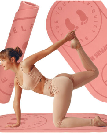 Yoga Hoppemåtte Lydisolerende Skridsikker 127x63x0   Cm Pink