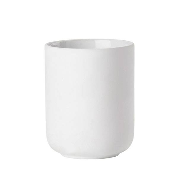Zone Denmark Ume Tandbørstekrus Dia        10   Cm White  : Erling Christensen Møbler