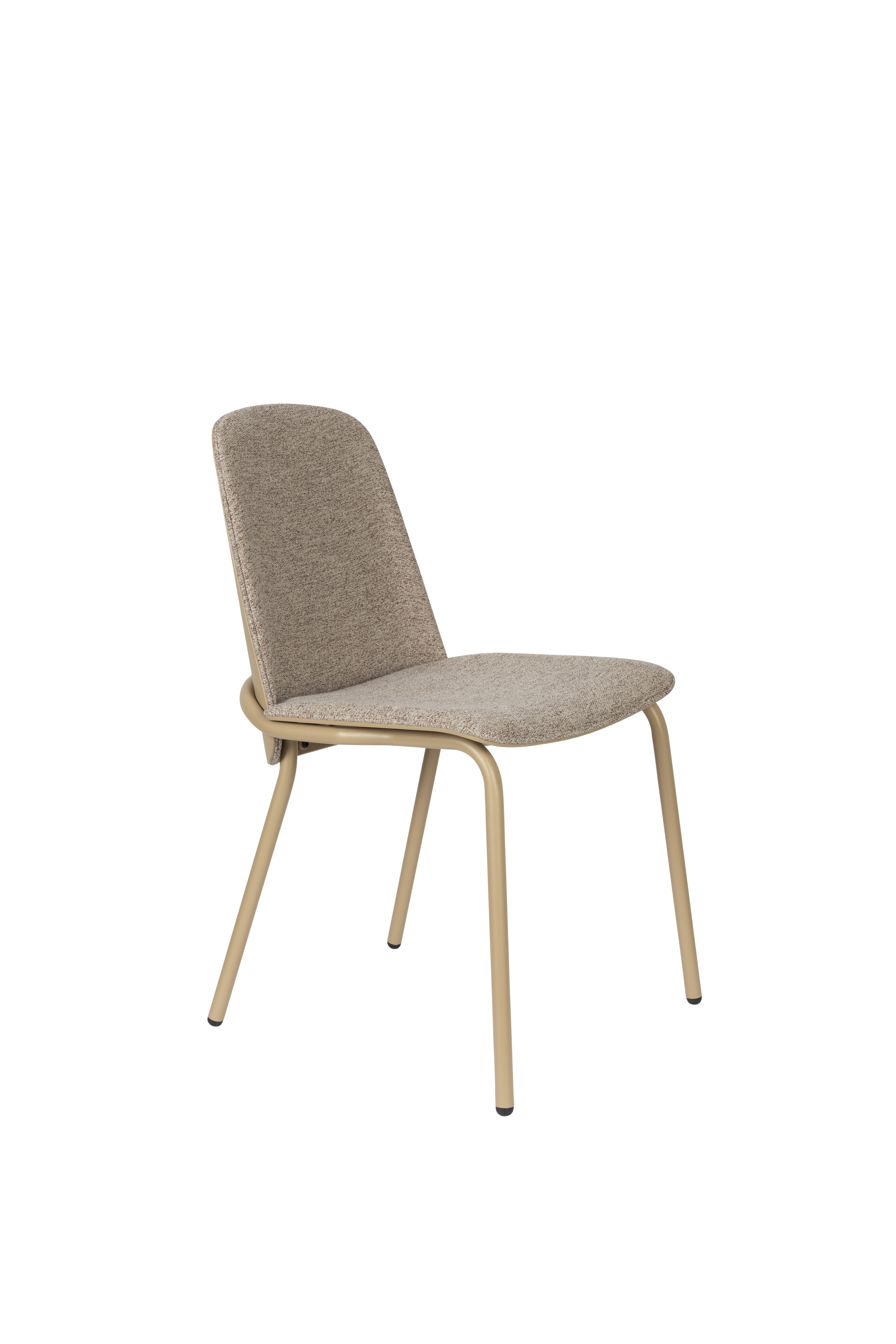 Zuiver Clip Spisebordsstol Beige Polyester  Egefinér Og Metal
