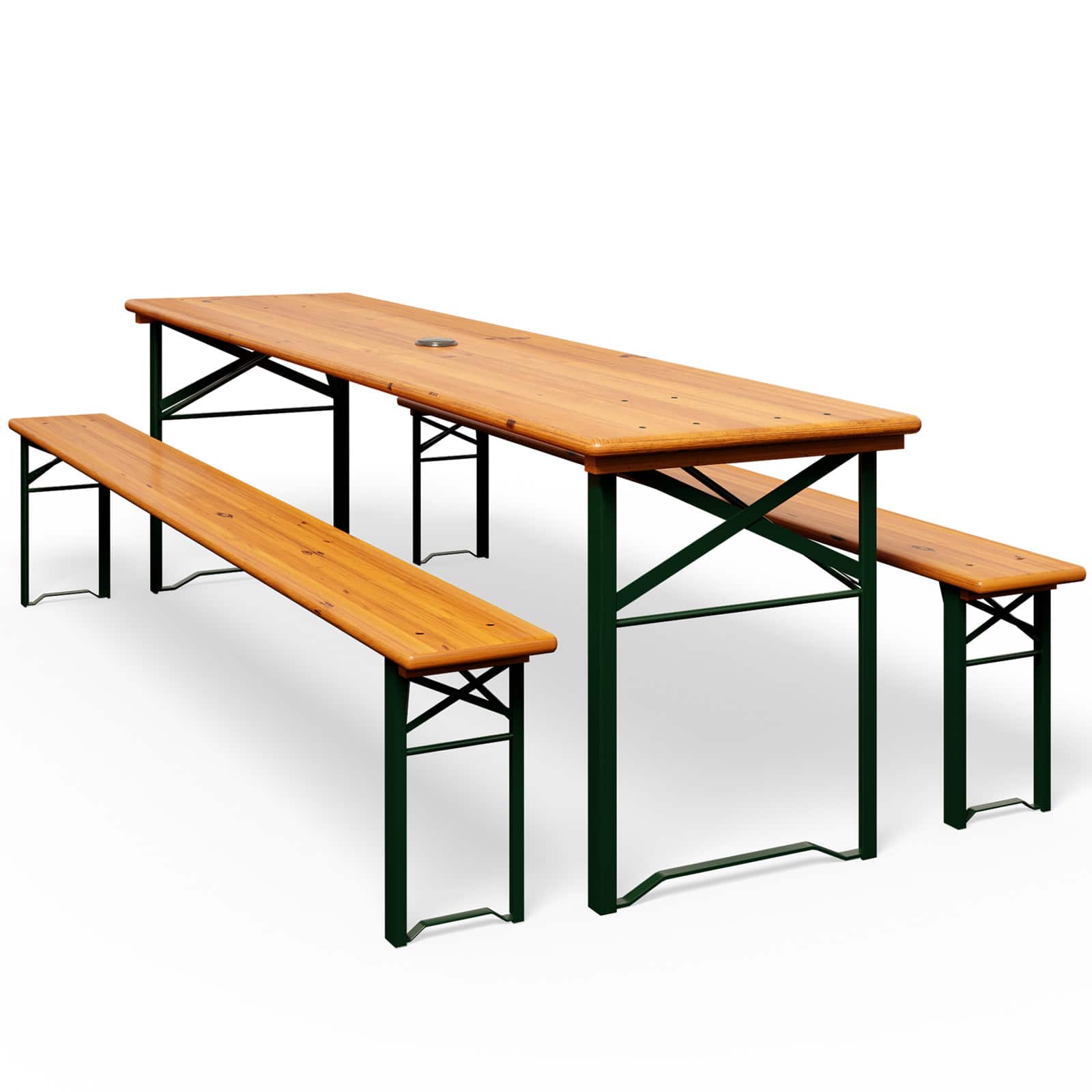 -delt Bænkesæt  170 Cm  Foldbar