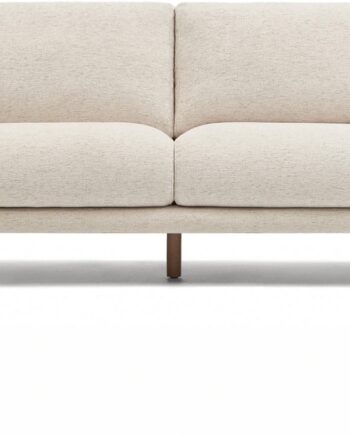-personers Polstret Sofa Kave Home Karin Chenille Beige Bæredygtig Nordisk Design