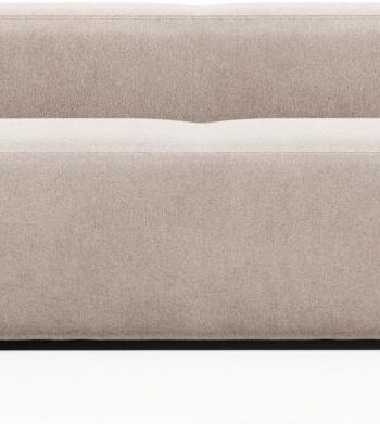 -personers Sofa Kave Home Blok Stof Beige Nordisk Design B210xd100 Cm Pletafvisende