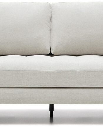 -personers Sofa Kave Home Bogart Grå Chenille H85x182x98 Cm