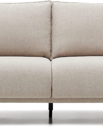 -personers Sofa Kave Home Carlota Beige Nordisk Design H84xl184xd95 Cm