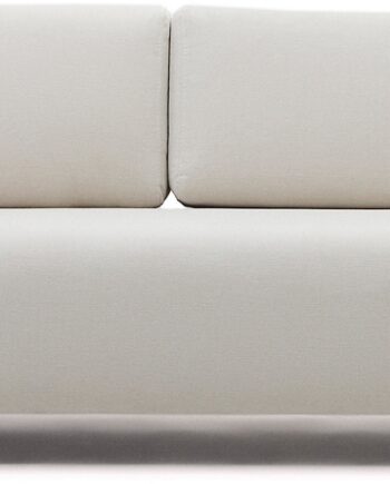 -personers Sofa Kave Home Compo Beige   Crevin-stof Genanvendt Polyester Minimalistisk Nordisk Industrielt Design H82ã 232ã 98 Cm