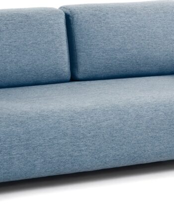-personers Sofa Kave Home Compo Blå Stof   Moderne Nordisk Design  Aftageligt Betræk  Pletafvisende