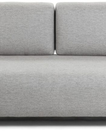 -personers Sofa Kave Home Compo   Gråt Pletafvisende Stof Med Justerbar Bakke