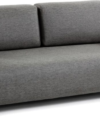-personers Sofa Kave Home Compo Sort Stof   Nordisk Design  Aftagelige Betræk  Pletafvisende  232x98 Cm