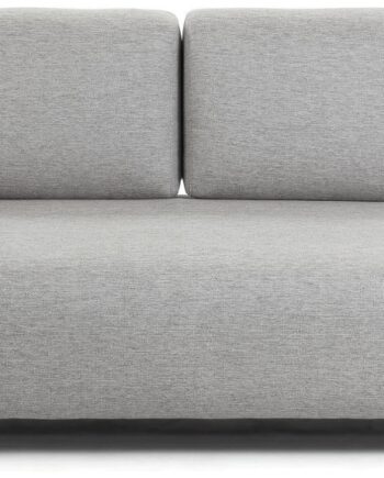 -personers Sofa Kave Home Compo Stof Lysegrå Polstret Med Venstre Armlænsbakke Nordisk Design Bæredygtig