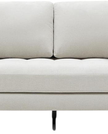 -personers Sofa Kave Home Debra Grå Chenille Antiplet Vandafvisende Bæredygtig 182x98x85 Cm